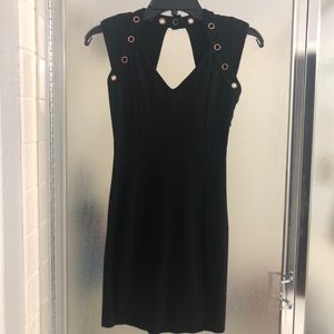 Armani Exchange Black Mini Dress